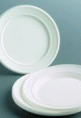platos descartables 50u